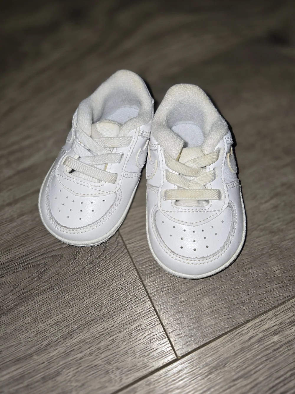 Nike White Toddler Sneakers - Classic Lace-Up Style